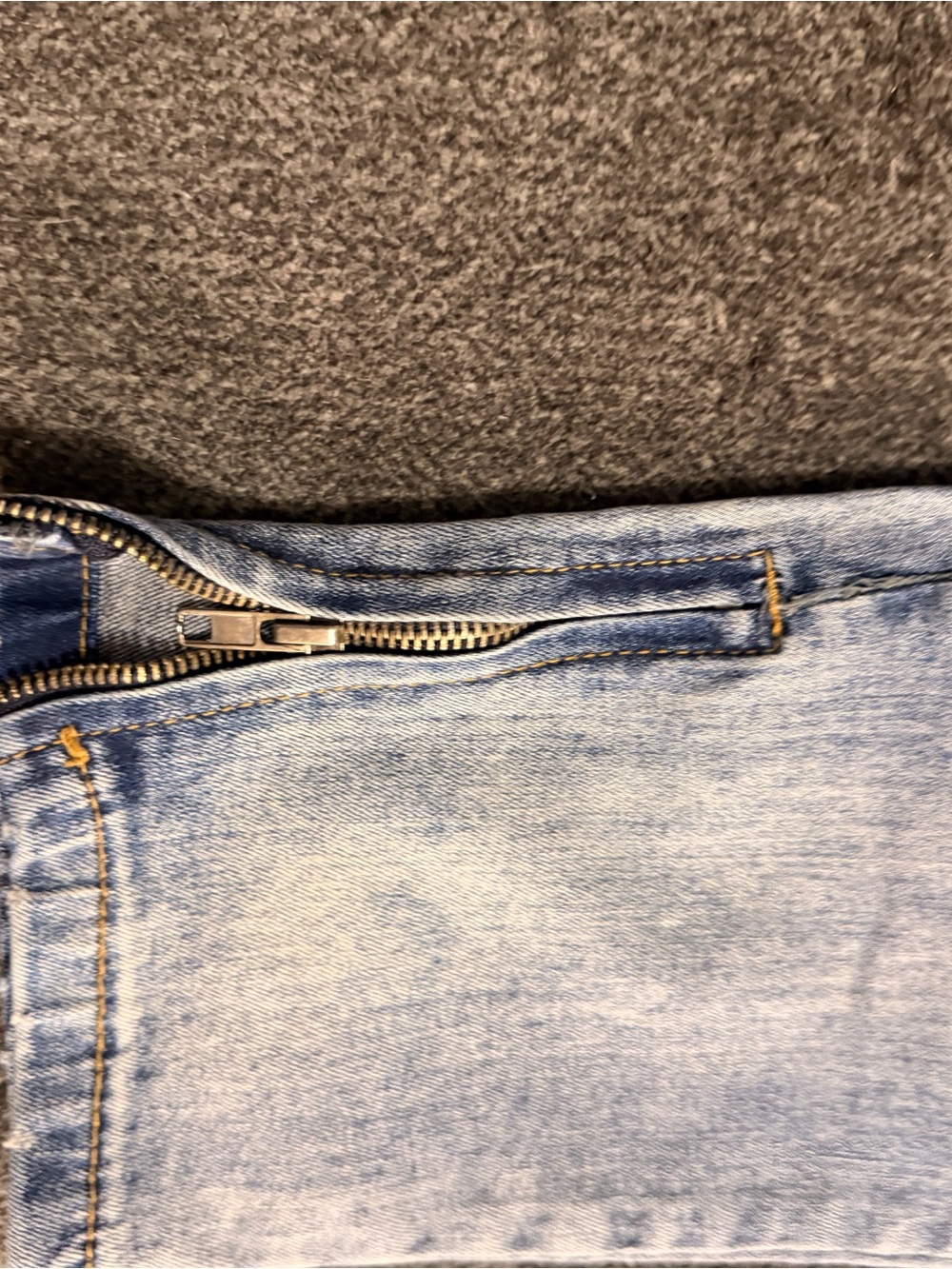 Boohoo Mens Light Blue Distressed Skinny Jeans - Picture 2 of 4